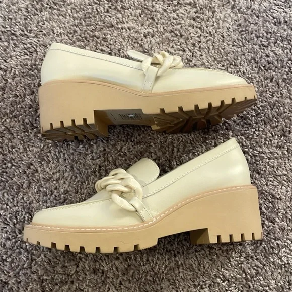 Dolce Vita Women's White Loafers - Picture 4 of 7